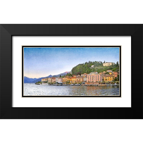 Bellagio at Twilight Black Modern Wood Framed Art Print with Double Matting by Ryan, Brooke T.