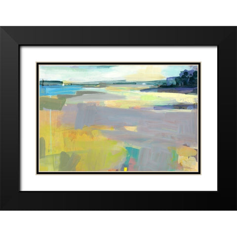 Rachel Carson Reserve Black Modern Wood Framed Art Print with Double Matting by Robbins, Kathleen