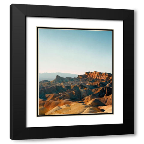 Afternoon in Death Valley Black Modern Wood Framed Art Print with Double Matting by Rapson, Sol