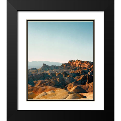 Afternoon in Death Valley Black Modern Wood Framed Art Print with Double Matting by Rapson, Sol