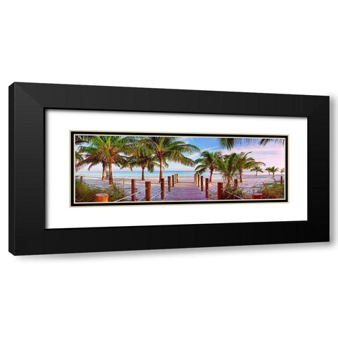 Swathers Beach Black Modern Wood Framed Art Print with Double Matting by Reed, Jack