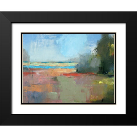Beach Plum Farm 2 Black Modern Wood Framed Art Print with Double Matting by Robbins, Kathleen