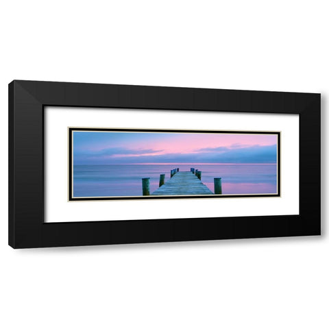 Into Infinity Black Modern Wood Framed Art Print with Double Matting by Reed, Jack