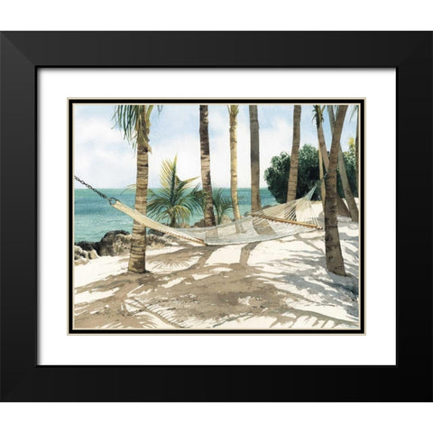 Hold All Calls Black Modern Wood Framed Art Print with Double Matting by Roberts, Linda