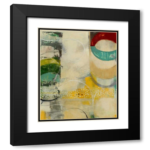 Transparency Black Modern Wood Framed Art Print with Double Matting by Rasmusson, Jennifer