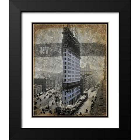 New York I Black Modern Wood Framed Art Print with Double Matting by Roberts, Art