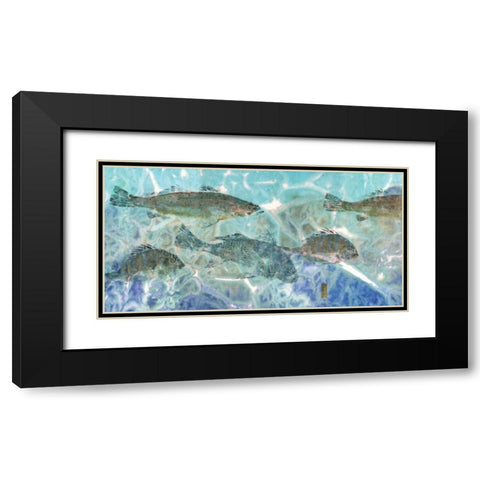Inside Flats Black Modern Wood Framed Art Print with Double Matting by Roberts, Jim