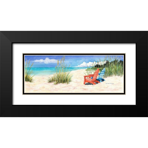 Happiness Isâ€¦ Black Modern Wood Framed Art Print with Double Matting by Reichow, Christine