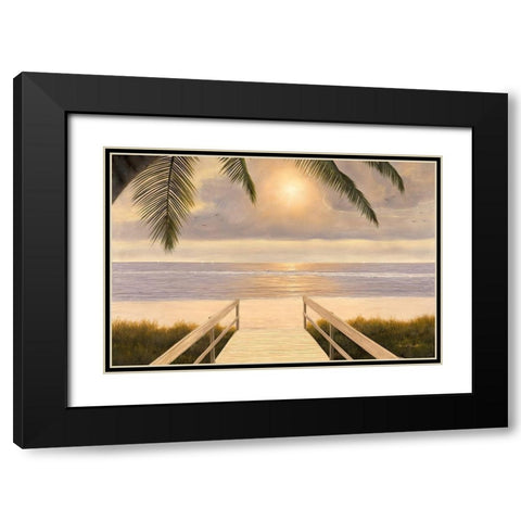 Believe Black Modern Wood Framed Art Print with Double Matting by Romanello, Diane