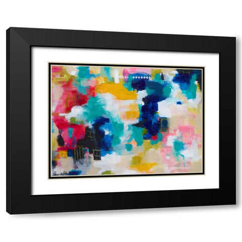 House with a Picket Fence Black Modern Wood Framed Art Print with Double Matting by Rahim, Amira