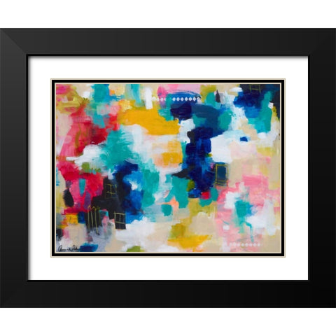 House with a Picket Fence Black Modern Wood Framed Art Print with Double Matting by Rahim, Amira