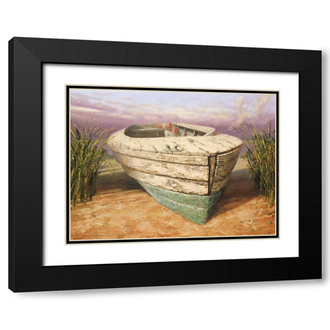 Launch in Dunes Black Modern Wood Framed Art Print with Double Matting by Soderlund, Karl