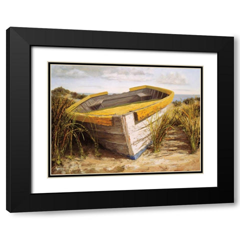 Vineyard Launch Black Modern Wood Framed Art Print with Double Matting by Soderlund, Karl