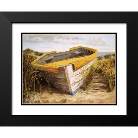 Vineyard Launch Black Modern Wood Framed Art Print with Double Matting by Soderlund, Karl