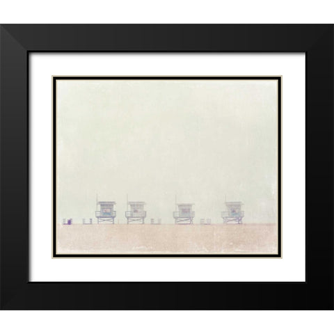 Four Black Modern Wood Framed Art Print with Double Matting by Soffia, Myan