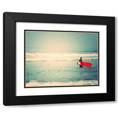 Liquid Courage Black Modern Wood Framed Art Print with Double Matting by Soffia, Myan