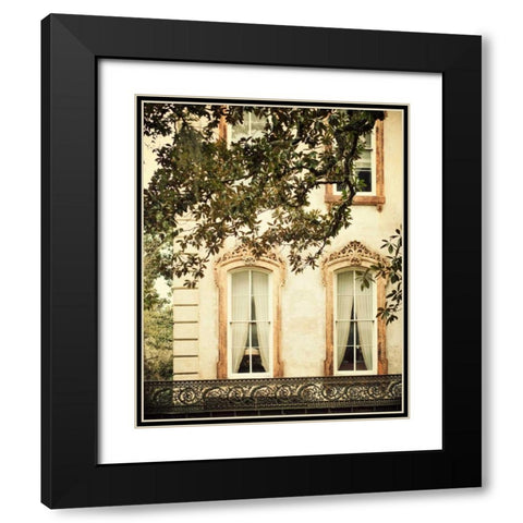 Savannah Charm I Black Modern Wood Framed Art Print with Double Matting by Suchocki, Irene