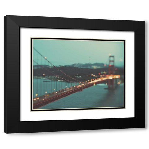 Sweet Light Black Modern Wood Framed Art Print with Double Matting by Soffia, Myan