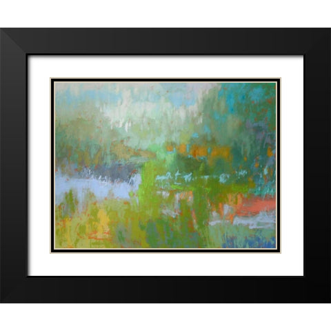Southern Charm Black Modern Wood Framed Art Print with Double Matting by Schmidt, Jane
