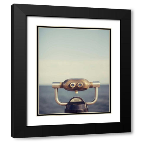 Lake View Black Modern Wood Framed Art Print with Double Matting by Suchocki, Irene