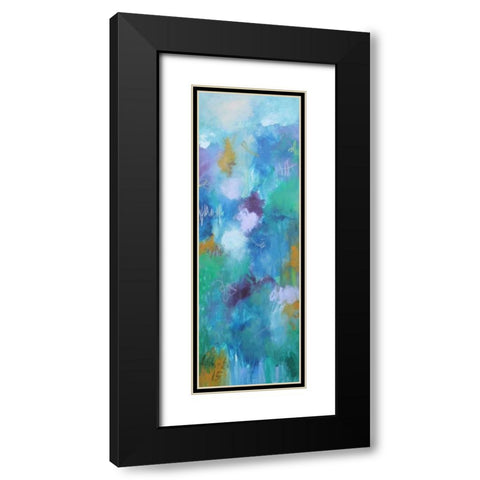 Walking In Colors One Black Modern Wood Framed Art Print with Double Matting by Schueler, Anna