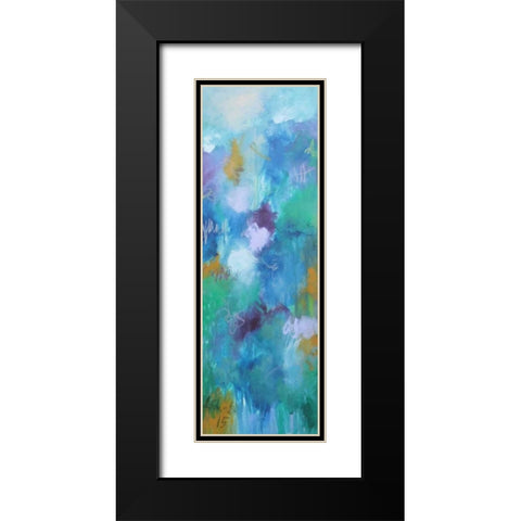 Walking In Colors One Black Modern Wood Framed Art Print with Double Matting by Schueler, Anna