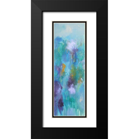 Walking In Colors Two Black Modern Wood Framed Art Print with Double Matting by Schueler, Anna