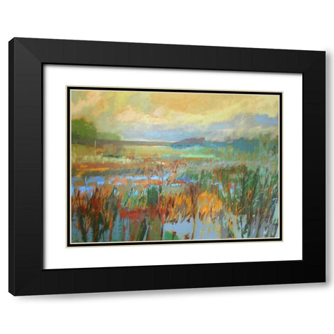 Marsh in May Black Modern Wood Framed Art Print with Double Matting by Schmidt, Jane