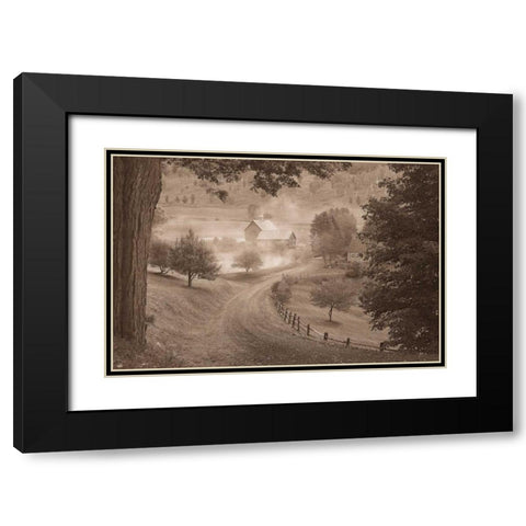 Sleepy Hollow Black Modern Wood Framed Art Print with Double Matting by Svibilsky, Igor