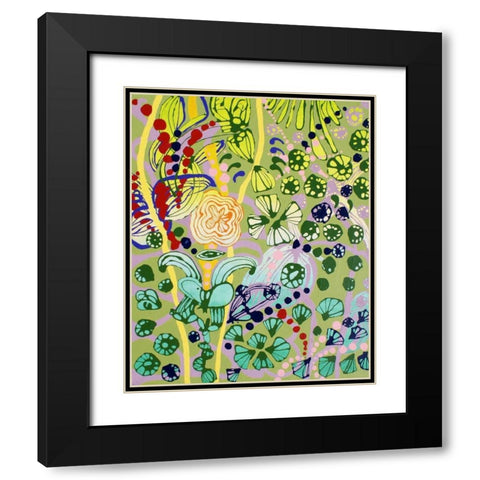 Her Well Trained Arms Black Modern Wood Framed Art Print with Double Matting by Siegmann, Sofie