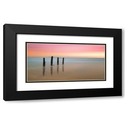 Awakenings Black Modern Wood Framed Art Print with Double Matting by Sie, Lee