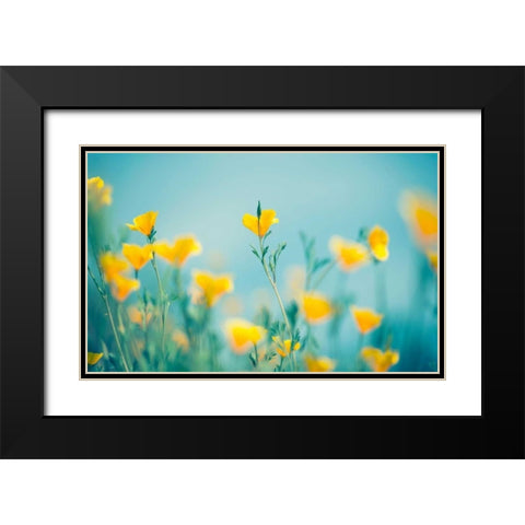 California Dream Black Modern Wood Framed Art Print with Double Matting by Sie, Lee