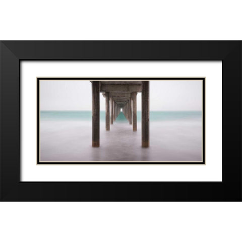 Poseidons Gate Black Modern Wood Framed Art Print with Double Matting by Sie, Lee