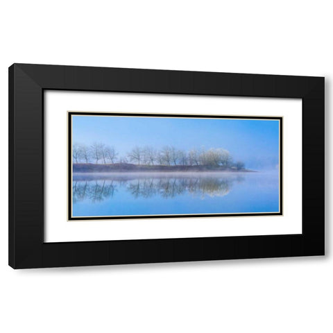 Peace of Mind Black Modern Wood Framed Art Print with Double Matting by Schneidersmann, Anne