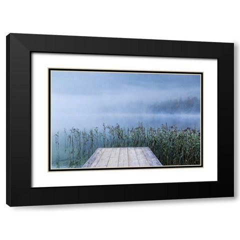 Surrounded Black Modern Wood Framed Art Print with Double Matting by Schneidersmann, Anne