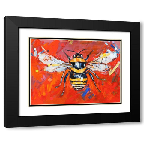 Every Shining Flower Black Modern Wood Framed Art Print with Double Matting by Swanson, Adam