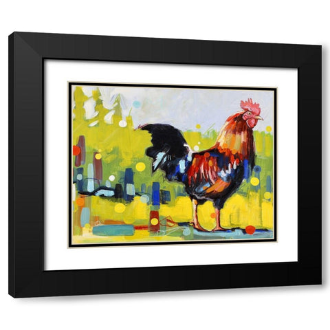 Papa Was a Rodeo Black Modern Wood Framed Art Print with Double Matting by Swanson, Adam