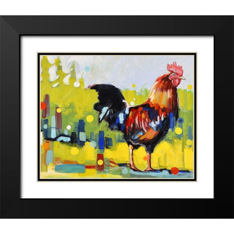 Papa Was a Rodeo Black Modern Wood Framed Art Print with Double Matting by Swanson, Adam