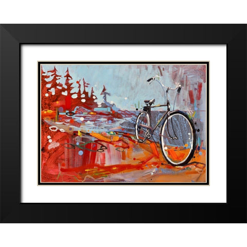 When I Die, Set Me Free Black Modern Wood Framed Art Print with Double Matting by Swanson, Adam