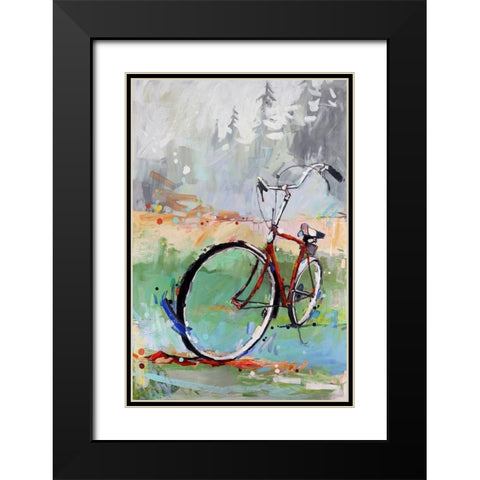 When I Rise Black Modern Wood Framed Art Print with Double Matting by Swanson, Adam