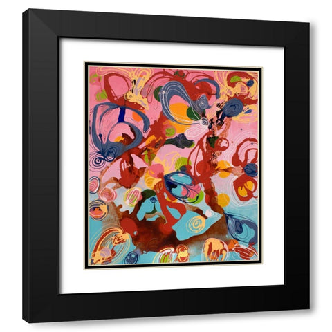 My Kind of Luck Black Modern Wood Framed Art Print with Double Matting by Siegmann, Sofie