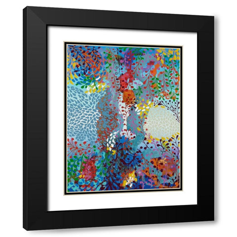 Vreniaâ‚¬â„¢s Stories Black Modern Wood Framed Art Print with Double Matting by Siegmann, Sofie