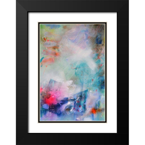 Hope No. 9 Black Modern Wood Framed Art Print with Double Matting by Schubert, Bea Garding