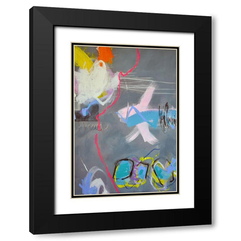 A Dream No. 2 Black Modern Wood Framed Art Print with Double Matting by Schubert, Bea Garding