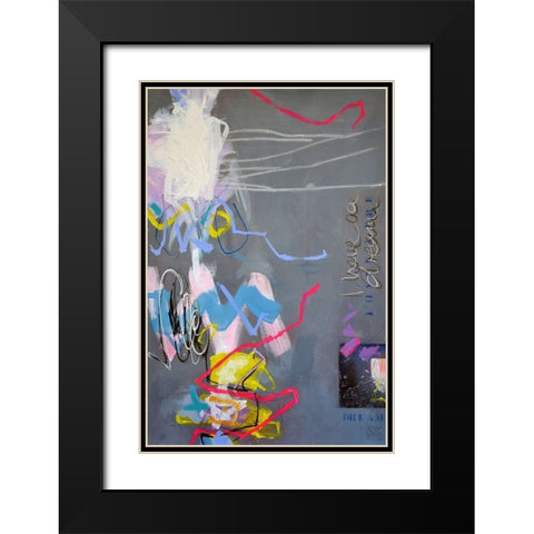 A Dream No. 3 Black Modern Wood Framed Art Print with Double Matting by Schubert, Bea Garding