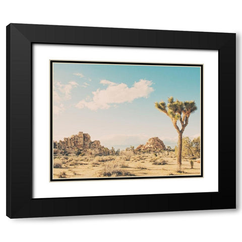 Winter in the Desert No. 3 Black Modern Wood Framed Art Print with Double Matting by Soffia, Myan