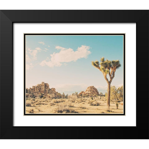 Winter in the Desert No. 3 Black Modern Wood Framed Art Print with Double Matting by Soffia, Myan