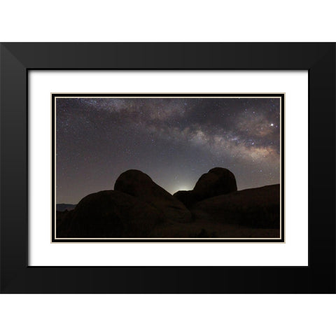 Before Moonrise Black Modern Wood Framed Art Print with Double Matting by Severn, Shawn/Corinne