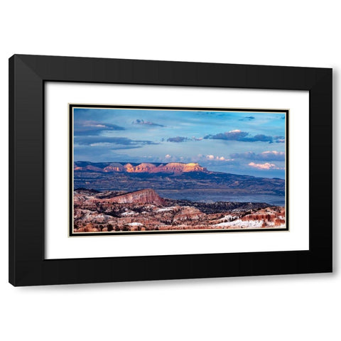 Last Light Black Modern Wood Framed Art Print with Double Matting by Severn, Shawn/Corinne