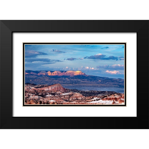 Last Light Black Modern Wood Framed Art Print with Double Matting by Severn, Shawn/Corinne